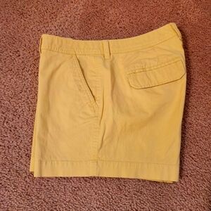 Old Navy Lemonbar Yellow Perfect 5" Shorts size 8 Regular